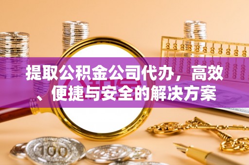 嘉善提取公积金公司代办，高效、便捷与安全的解决方案
