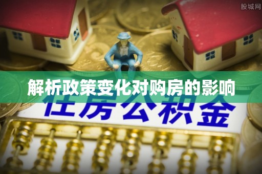 嘉善解析政策变化对购房的影响