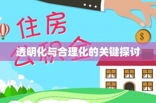 嘉善透明化与合理化的关键探讨
