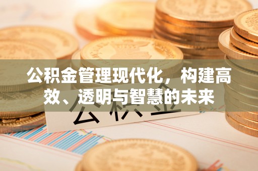 嘉善公积金管理现代化，构建高效、透明与智慧的未来