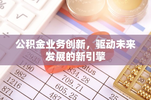 嘉善公积金业务创新，驱动未来发展的新引擎