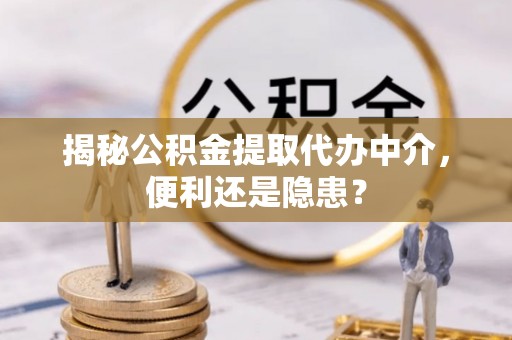 嘉善揭秘公积金提取代办中介，便利还是隐患？