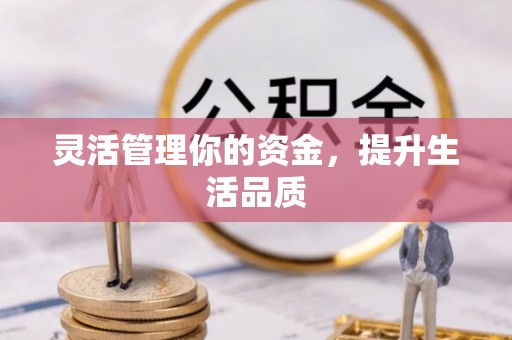 嘉善灵活管理你的资金，提升生活品质