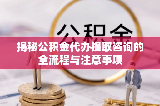 嘉善揭秘公积金代办提取咨询的全流程与注意事项