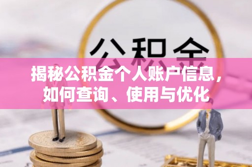 嘉善揭秘公积金个人账户信息，如何查询、使用与优化