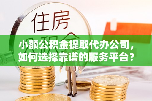 嘉善小额公积金提取代办公司，如何选择靠谱的服务平台？