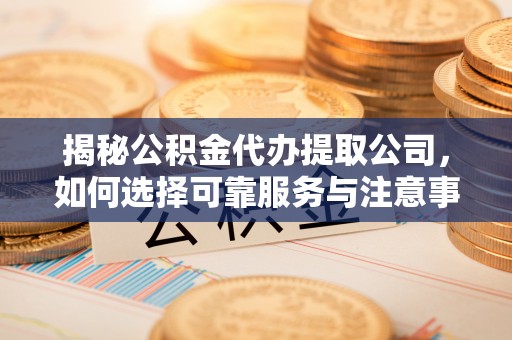 嘉善揭秘公积金代办提取公司，如何选择可靠服务与注意事项