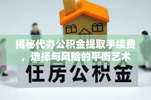 嘉善揭秘代办公积金提取手续费，选择与风险的平衡艺术