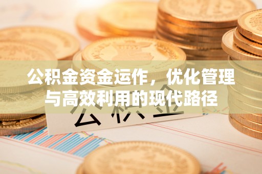 嘉善公积金资金运作，优化管理与高效利用的现代路径