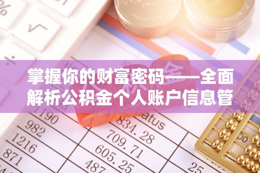 嘉善掌握你的财富密码——全面解析公积金个人账户信息管理与优化