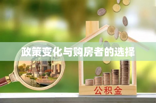 嘉善政策变化与购房者的选择