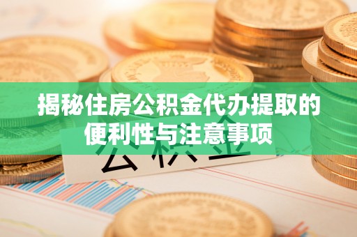 嘉善揭秘住房公积金代办提取的便利性与注意事项