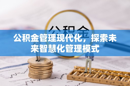 嘉善公积金管理现代化，探索未来智慧化管理模式