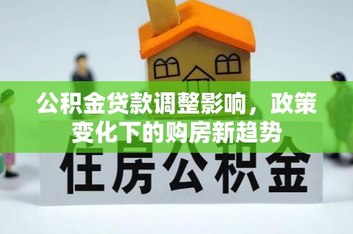 嘉善公积金贷款调整影响，政策变化下的购房新趋势