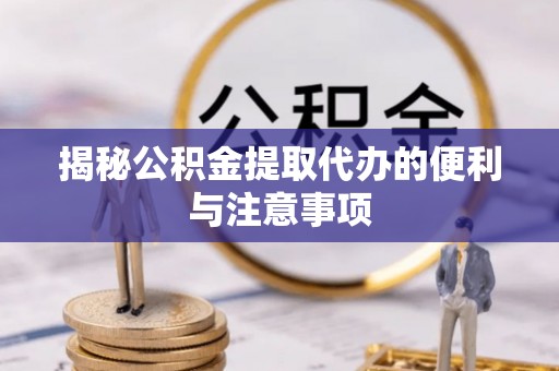 嘉善揭秘公积金提取代办的便利与注意事项
