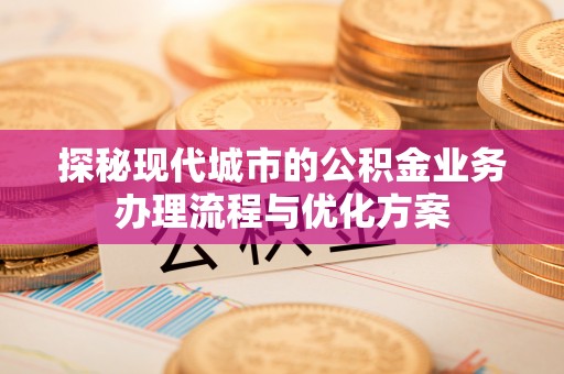 嘉善探秘现代城市的公积金业务办理流程与优化方案