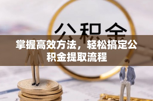 嘉善掌握高效方法，轻松搞定公积金提取流程