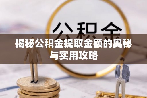 嘉善揭秘公积金提取金额的奥秘与实用攻略