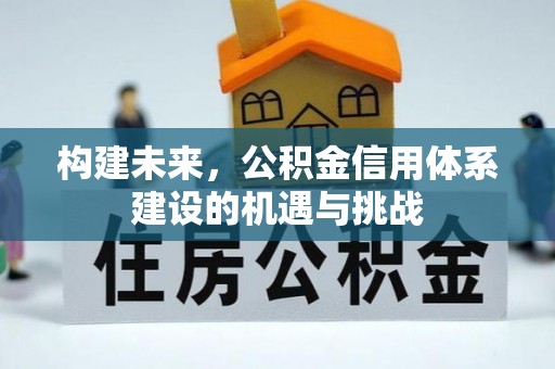 嘉善构建未来，公积金信用体系建设的机遇与挑战