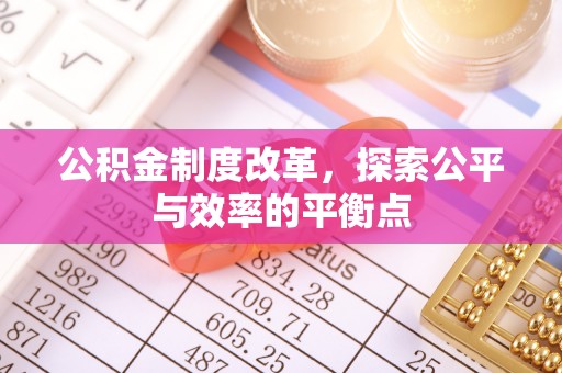 嘉善公积金制度改革，探索公平与效率的平衡点