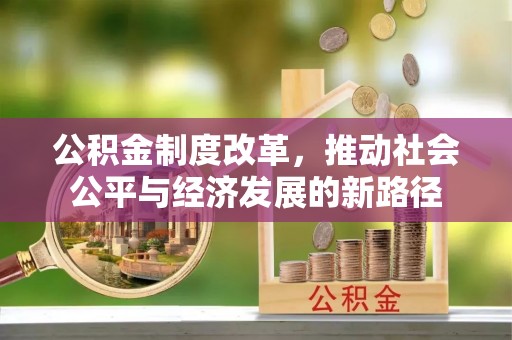 嘉善公积金制度改革，推动社会公平与经济发展的新路径