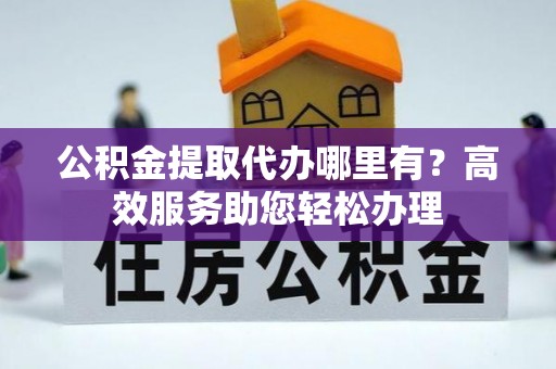 嘉善公积金提取代办哪里有？高效服务助您轻松办理