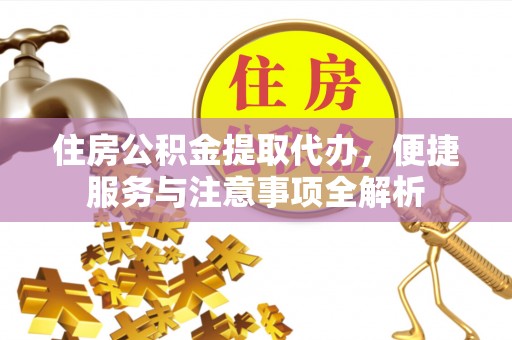 嘉善住房公积金提取代办，便捷服务与注意事项全解析
