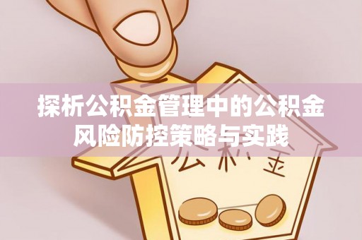 嘉善探析公积金管理中的公积金风险防控策略与实践