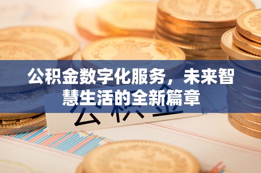 嘉善公积金数字化服务，未来智慧生活的全新篇章