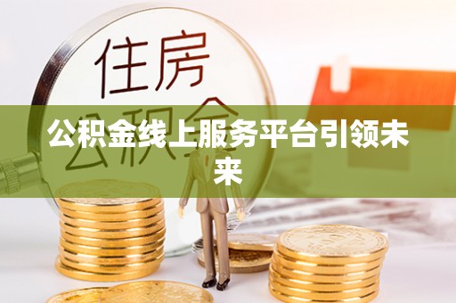 嘉善公积金线上服务平台引领未来