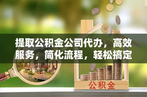 嘉善提取公积金公司代办，高效服务，简化流程，轻松搞定资金难题