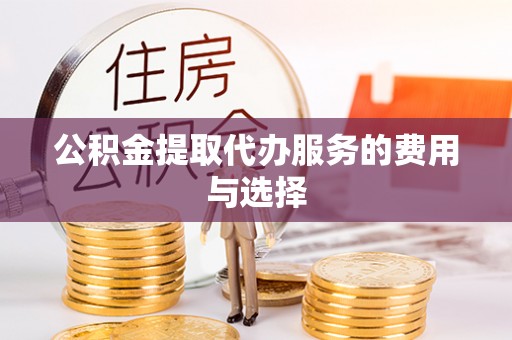 嘉善公积金提取代办服务的费用与选择