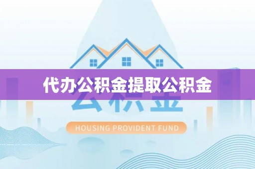 嘉善代办公积金提取公积金