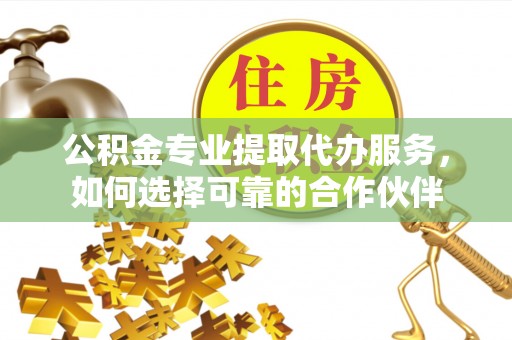 嘉善公积金专业提取代办服务，如何选择可靠的合作伙伴