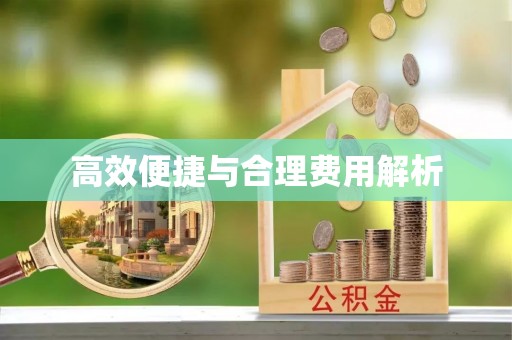 嘉善高效便捷与合理费用解析
