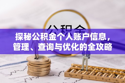 嘉善探秘公积金个人账户信息，管理、查询与优化的全攻略