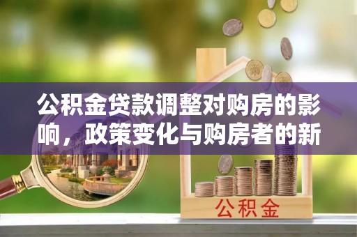 嘉善公积金贷款调整对购房的影响，政策变化与购房者的新选择