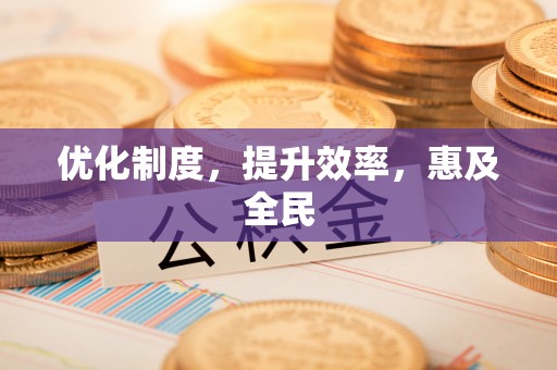 嘉善优化制度，提升效率，惠及全民