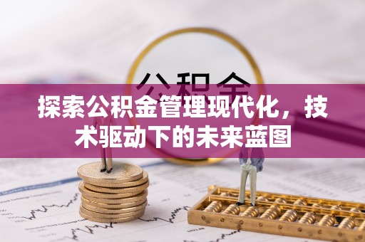 嘉善探索公积金管理现代化，技术驱动下的未来蓝图