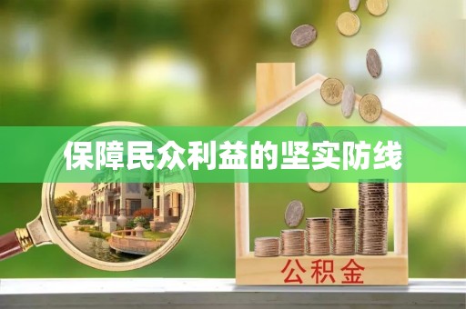 嘉善保障民众利益的坚实防线